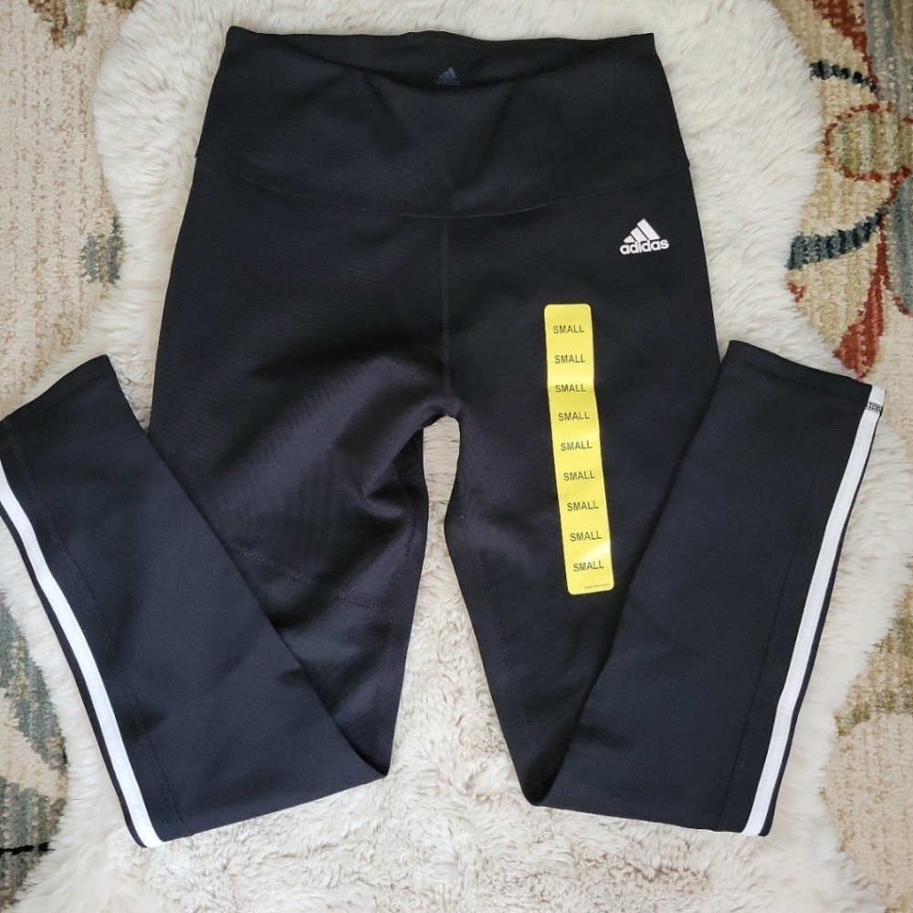Adidas black/white Leggings